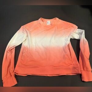 All In Motion Coral Ombre Crewneck Sweatshirt XS Athleisure